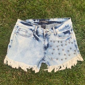 Denim shorts